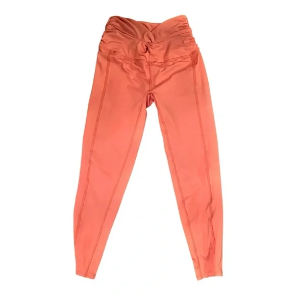 FP Movement High-Rise Ankle Breathe Deeper Leggings Size S Crush Blush/Peach NWT - Picture 3 of 11